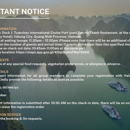 Hotel Grand Pioneers Halong Bay Cruise 1 Hạ Long Exterior foto
